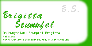 brigitta stumpfel business card